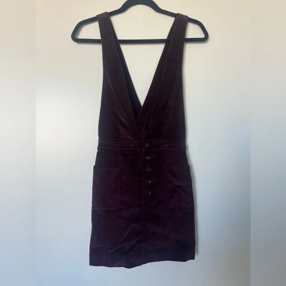 Free People Old School Live Corduroy Jumper Dress - Picture 3 of 5